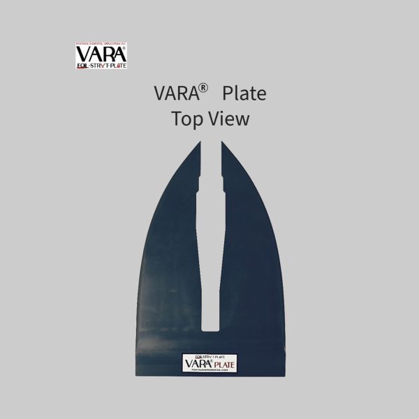 VARAPlate pontoon hydrofoil pitch control plate top view picture