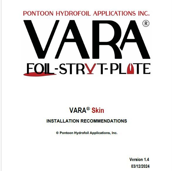 VARASkin Pontoon Underskin Manual Cover Photo
